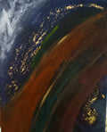 Original acrylic painting by Bonnie abstract universe