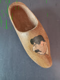 Souvenir Stalin on wooden dutch shoe miniture