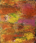 Original acrylic painting abstract scrape impssto