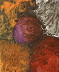 Original acrylic painting by Bonnie abstract flowers on board 11x14