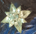 Vintage Weiss rhinestone star pin marked