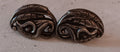 Vintage sterling silver calalilly screw on earrings