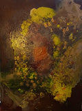 Original painting abstract on canvas floral