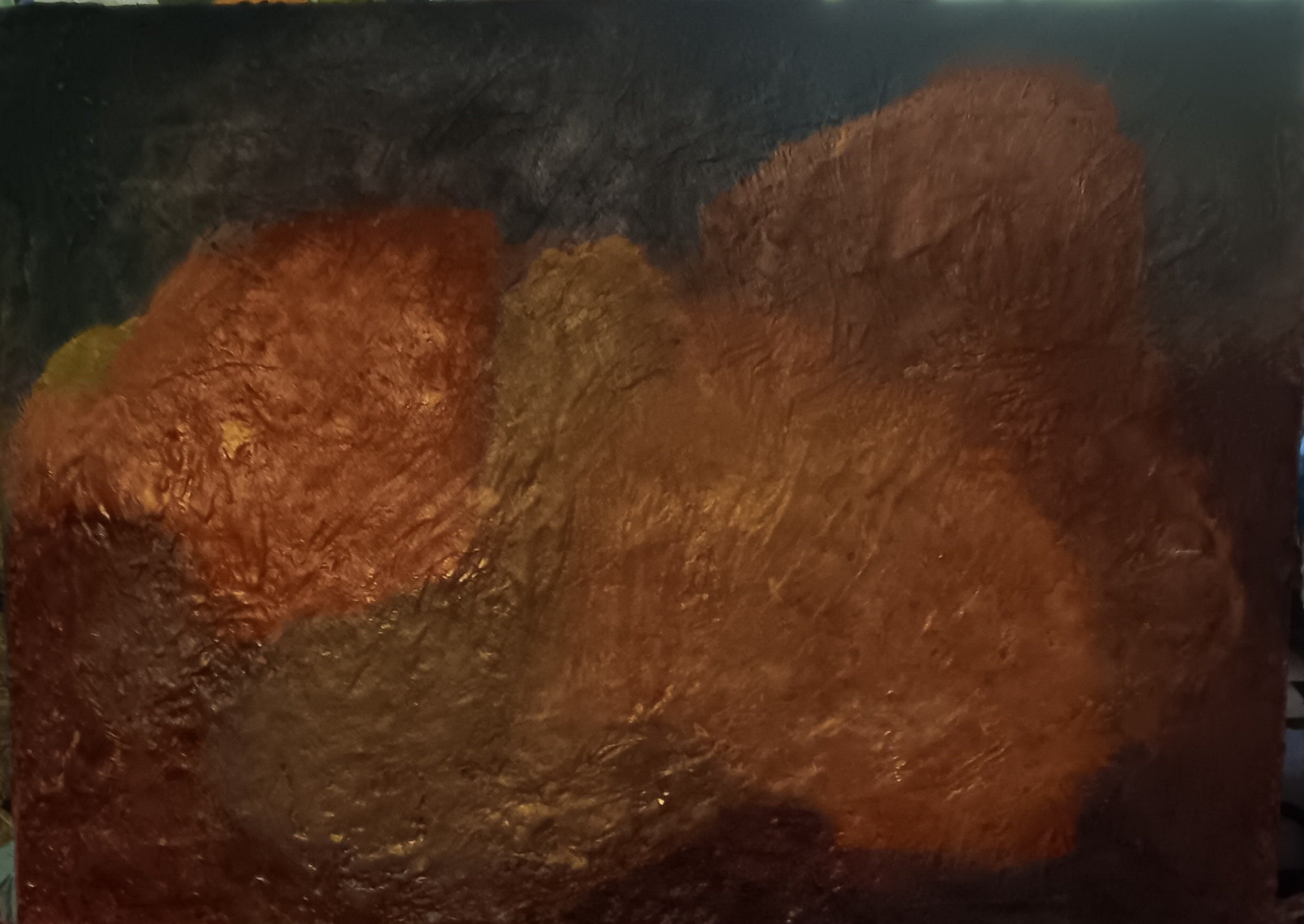 Original painting abstract soft design on canvas