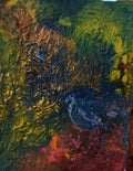 Original acrylic paintingbluebird impasto