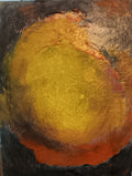 Original acrylic painting moody outer space on canvas
